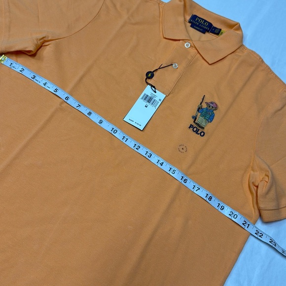 Ralph Lauren Classic Fit Polo Bear Mesh Polo Shirt 100% cotton made in Vietnam. - Picture 4 of 16